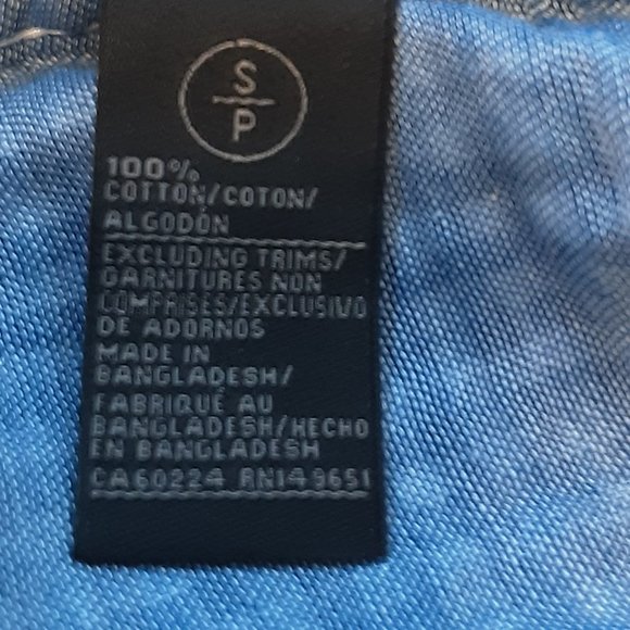 Hudson's Men's New! Saint Blue & White Checked Short Sleeve Button Shirt, Sm - Picture 13 of 16